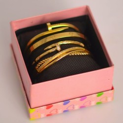 Bracelet en acier inoxydable doré Bracelet en acier inoxydable doré